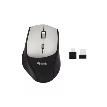 Equip 245115 ασύρματο ποντίκι με προσαρμογέα dual-connect (USB-C+A)
