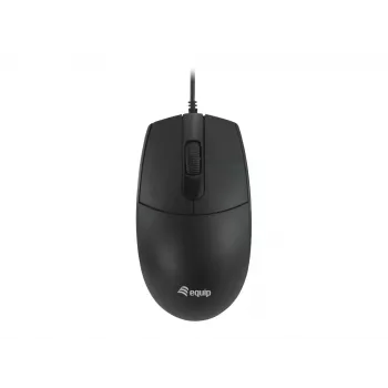 Equip USB Silent ποντίκι, αμφίχειρο, οπτικό, USB Type-A, 1200 DPI, μαύρο