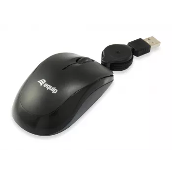Equip 245103 ποντίκι ταξιδιού αμφίχειρο USB Type-A οπτικό 1000 DPI