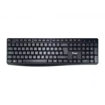 Equip 245213 πληκτρολόγιο γραφείου USB QWERTY ιταλικό μαύρο