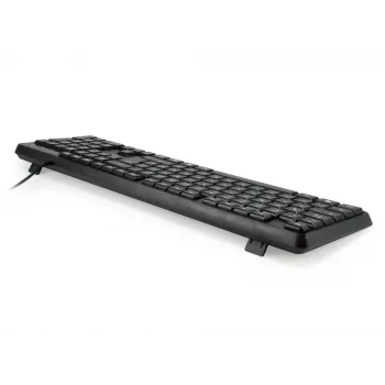 Equip ενσύρματο πληκτρολόγιο USB, διάταξη US/International (QWERTY), full-size (100%), ενσύρματο, USB, QWERTY, μαύρο