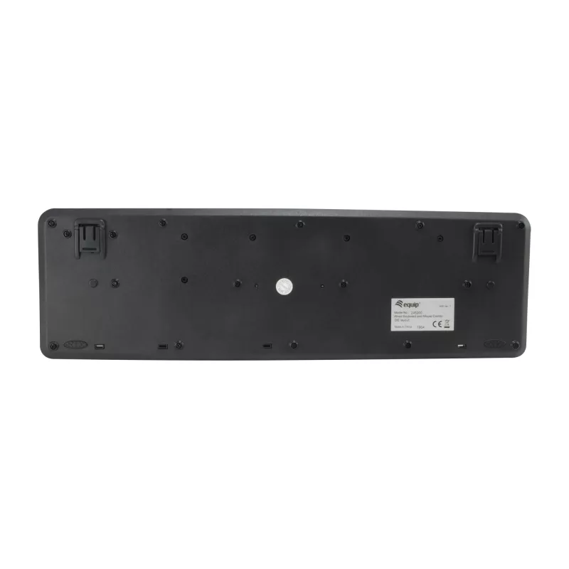 Equip 245202 πληκτρολόγιο με ποντίκι γραφείου USB QWERTY πορτογαλικό μαύρο