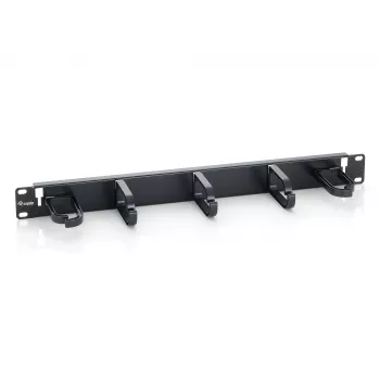 Equip πάνελ διαχείρισης καλωδίων για rack 19 inch, μαύρο (RAL 9005)