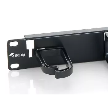 Equip πάνελ διαχείρισης καλωδίων για rack 19 inch, μαύρο (RAL 9005)
