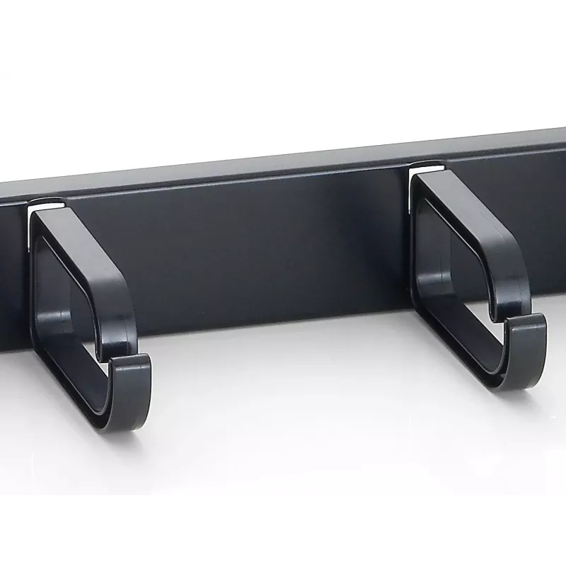Equip πάνελ διαχείρισης καλωδίων για rack 19 inch, μαύρο (RAL 9005)