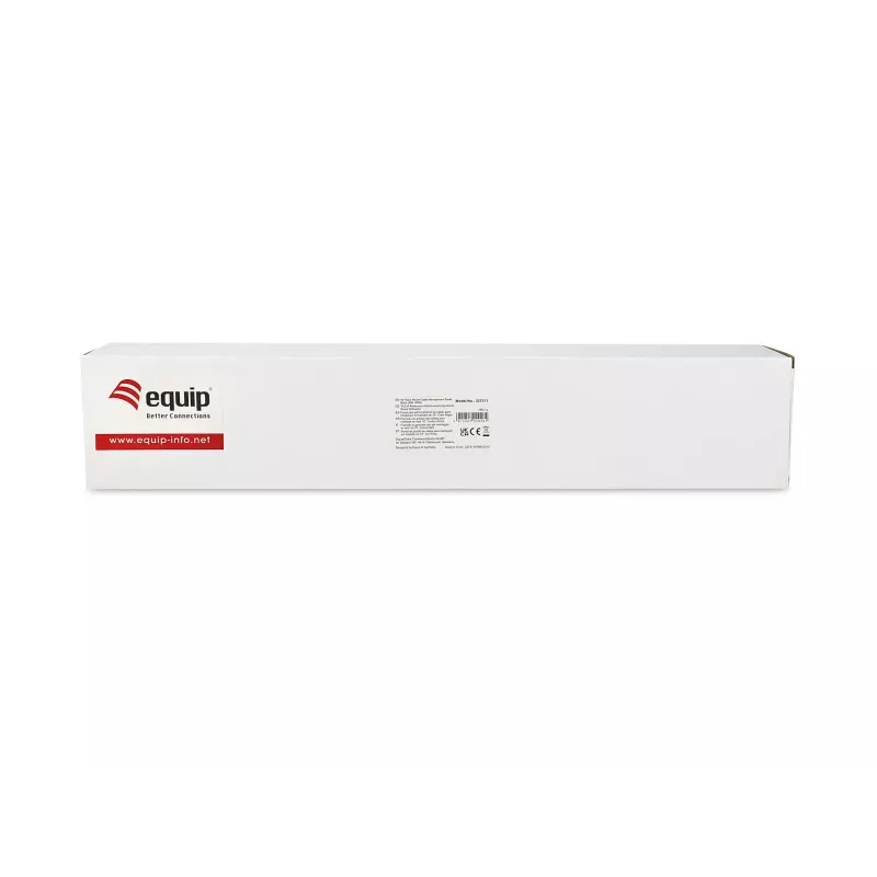 Equip πάνελ διαχείρισης καλωδίων για rack 19 inch, μαύρο (RAL 9005)