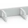 Equip πάνελ διαχείρισης καλωδίων για rack 19 inch, ανοιχτό γκρι (RAL 7035)