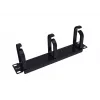 Equip πάνελ διαχείρισης καλωδίων 10 inch, 1U, μαύρο
