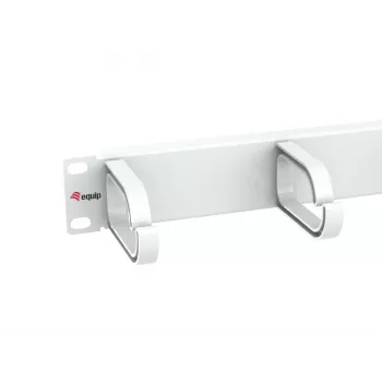 Equip πάνελ διαχείρισης καλωδίων 10 inch, 1U, ανοιχτό γκρι