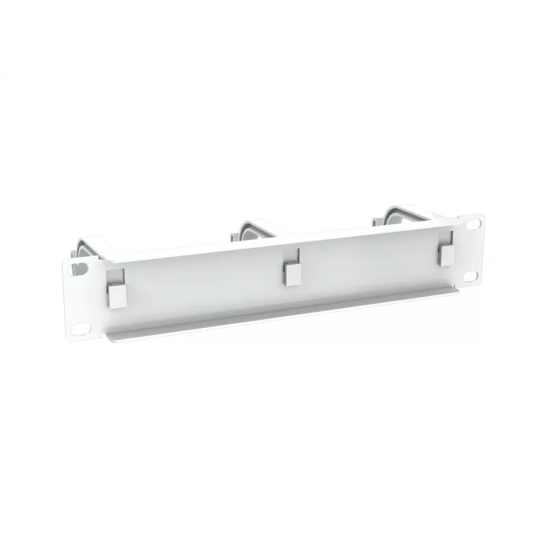 Equip πάνελ διαχείρισης καλωδίων 10 inch, 1U, ανοιχτό γκρι