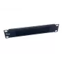 Πάνελ με βούρτσες Equip 10 inch 1U μαύρο χάλυβας πλάτος 25,4 mm