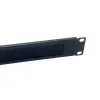 Πάνελ με βούρτσες Equip 10 inch 1U μαύρο χάλυβας πλάτος 25,4 mm