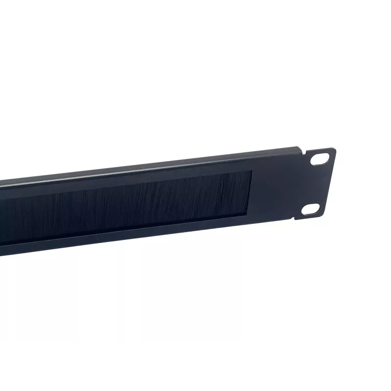 Πάνελ με βούρτσες Equip 10 inch 1U μαύρο χάλυβας πλάτος 25,4 mm