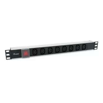 Equip 333310 μονάδα διανομής ρεύματος (PDU) 8 έξοδοι AC 1U μαύρο