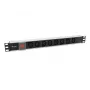 Equip 333310 μονάδα διανομής ρεύματος (PDU) 8 έξοδοι AC 1U μαύρο