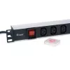 Equip 333310 μονάδα διανομής ρεύματος (PDU) 8 έξοδοι AC 1U μαύρο