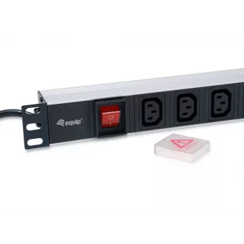 Equip 333310 μονάδα διανομής ρεύματος (PDU) 8 έξοδοι AC 1U μαύρο