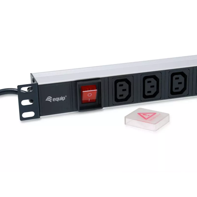 Equip 333310 μονάδα διανομής ρεύματος (PDU) 8 έξοδοι AC 1U μαύρο