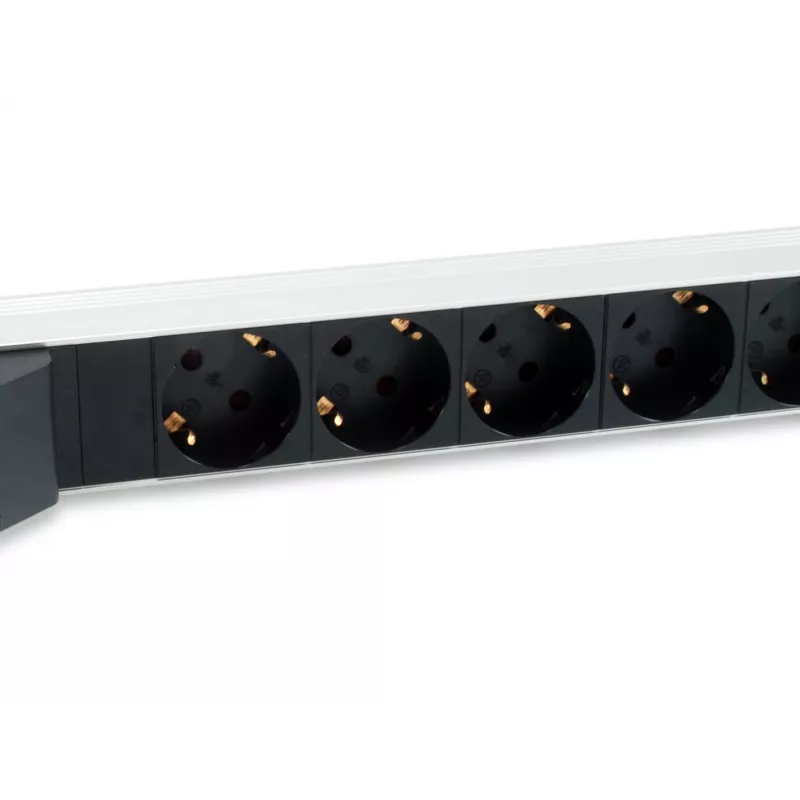 Equip 333312 μονάδα διανομής ρεύματος (PDU) 6 πρίζες AC 1U μαύρο