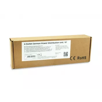 Equip 333311 μονάδα διανομής ρεύματος (PDU) 4 έξοδοι AC 1U μαύρο, ασημί