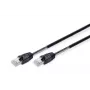 DIGITUS καλώδιο patch εξωτερικού χώρου – CAT6 – S/FTP – με προστατευτικό – Cu – 1 m – μαύρο περίβλημα