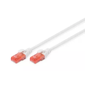 Καλώδιο Patch DIGITUS - CAT6 - U/UTP - Snagless - Cu - 10 m - λευκό