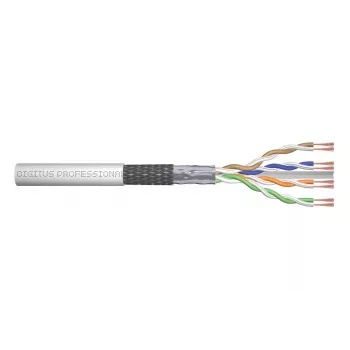 Καλώδιο δικτύου Digitus CAT 6 SF/UTP συνεστραμμένο Patch χύμα 100m γκρι