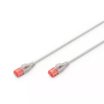 Λεπτό καλώδιο Patch DIGITUS - CAT6 - U/UTP - Snagless - Cu - 2m - γκρι