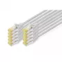 Καλώδιο Patch DIGITUS - CAT6a - S/FTP - Snagless - 5m - μαύρο - συσκευασία 10 τεμ.