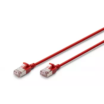 Λεπτό καλώδιο Patch DIGITUS – CAT6A – F-FTP – 5 m – κόκκινο
