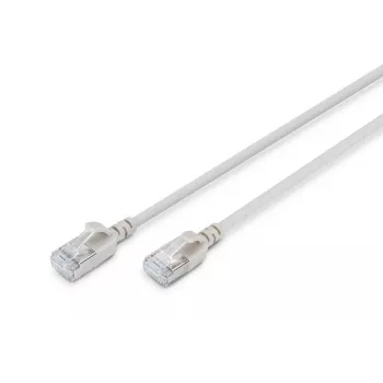 Λεπτό καλώδιο Patch DIGITUS - CAT6A - F-FTP - 5 m - γκρι