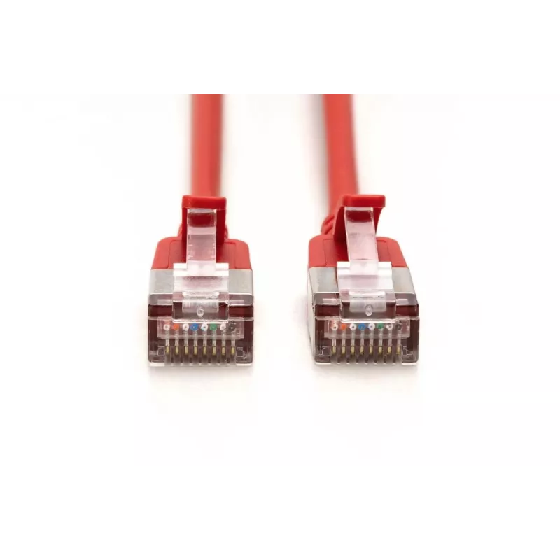 Λεπτό καλώδιο Patch DIGITUS - CAT6A - F-FTP - 2m - κόκκινο