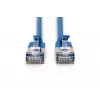 Λεπτό καλώδιο Patch DIGITUS – CAT6A – F-FTP – 30 cm – μπλε