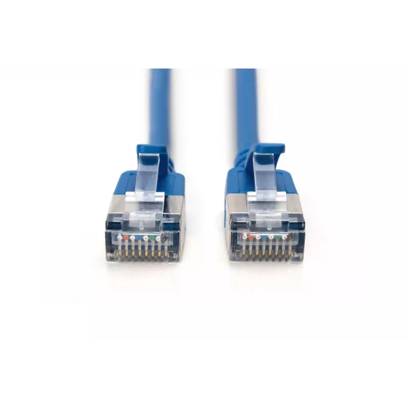 Λεπτό καλώδιο Patch DIGITUS - CAT6A - F-FTP - 5m - μπλε