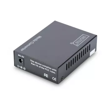 Μετατροπέας μέσων DIGITUS, SFP 10/100/1000Base-T σε SFP Open Slot, με τροφοδοτικό, χωρίς μονάδα SFP