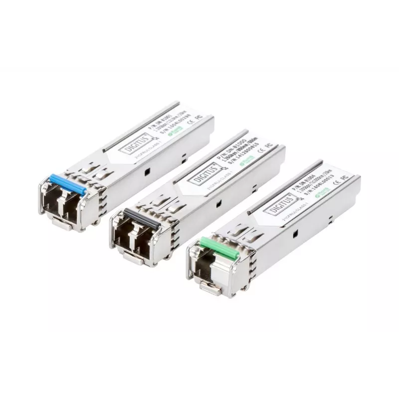 Μονάδα SFP DIGITUS 1,25 Gbit/s, έως 20 km Singlemode, βύσμα LC-Duplex 1000Base-LX, 1310 nm