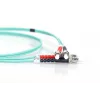 DIGITUS Καλώδιο patch οπτικών ινών, ST σε ST Multimode 50/125 µ, Duplex μήκος 5 m κλάση OM3