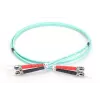 DIGITUS Καλώδιο patch οπτικών ινών, ST σε ST Multimode 50/125 µ, Duplex μήκος 5 m κλάση OM3