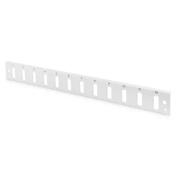 DIGITUS Fo Front Panel Quick Lock 12x Sc Dx Κάθετα Γκρι