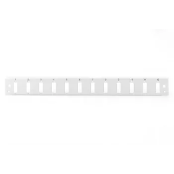 DIGITUS Fo Front Panel Quick Lock 12x Sc Dx Κάθετα Γκρι