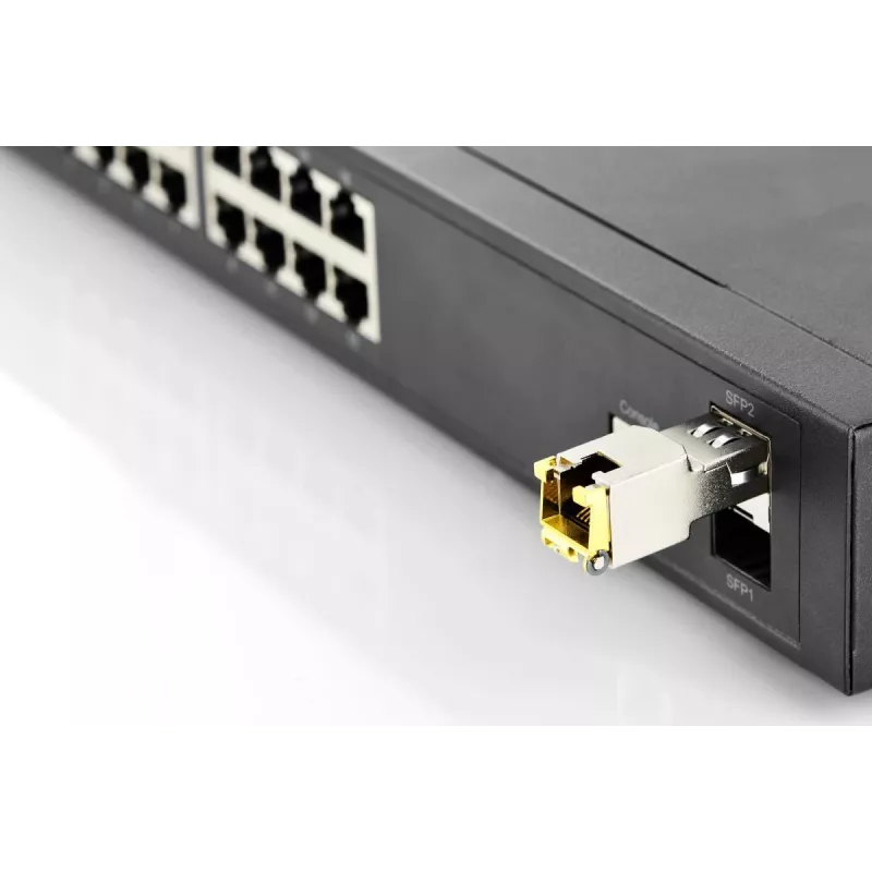 DIGITUS Μονάδα χαλκού SFP 1,25 Gbps RJ45 συμβατή με HP 1000 Mbit έως 100 m