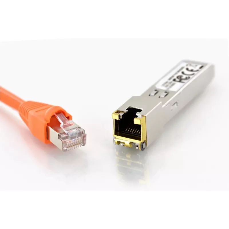 DIGITUS Μονάδα χαλκού SFP 1,25 Gbps RJ45 συμβατή με HP 1000 Mbit έως 100 m