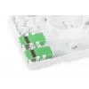 DIGITUS Πρίζα σύνδεσης FTTH, με 2x LC(APC) DX αντάπτορα, επιτοίχια τοποθέτηση