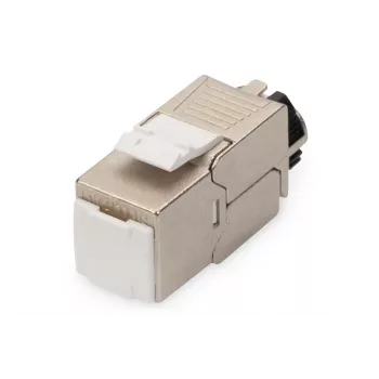 DIGITUS CAT6a Keystone Jack - θωρακισμένο, σύνδεση χωρίς εργαλεία - έξυπνος διαχειριστής καλωδίων - 24 τεμ.