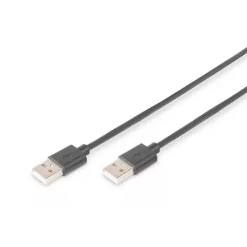 DIGITUS Καλώδιο σύνδεσης USB 2.0 A 1m συμβατό με USB 2.0