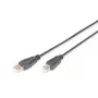 DIGITUS Καλώδιο USB 2.0 Type-A-B M/m 3m συμβατό με USB 2.0