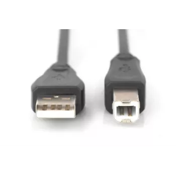 DIGITUS Καλώδιο USB 2.0 Type-A-B M/m 3m συμβατό με USB 2.0