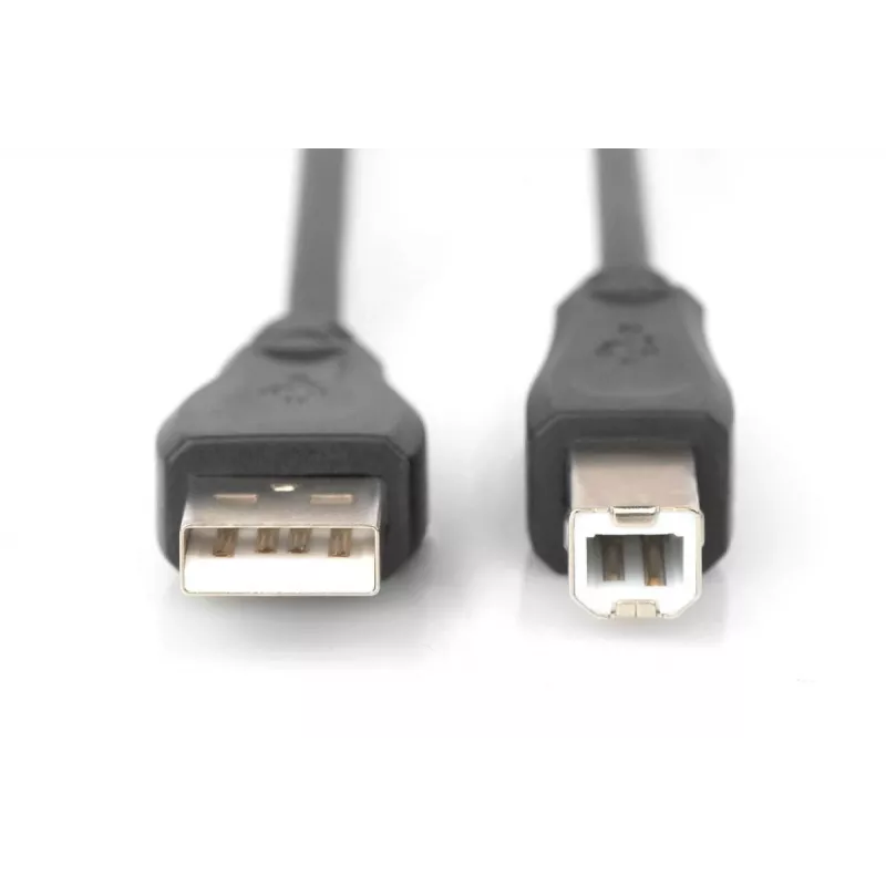 DIGITUS Καλώδιο USB 2.0 Type-A-B M/m 3m συμβατό με USB 2.0