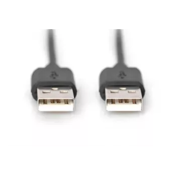 DIGITUS Καλώδιο σύνδεσης USB Type-A αρσενικό/αρσενικό 1,8 m συμβατό με USB 2.0