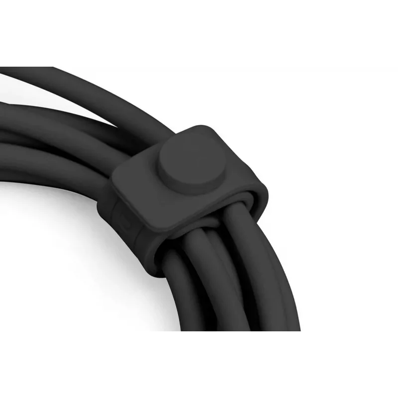 DIGITUS Καλώδιο φόρτισης USB σιλικόνης USB-A - Lightning USB 2.0 12W - 1m μαύρο